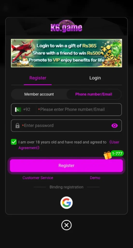 k6 game apk