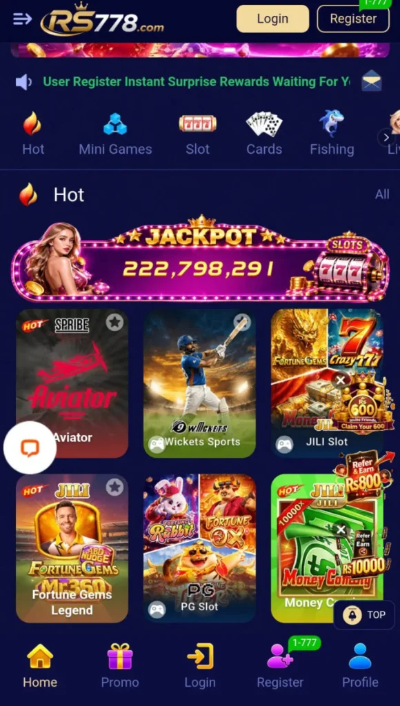 RS778 game 